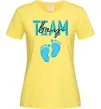 Женская футболка Team boy Лимонный фото