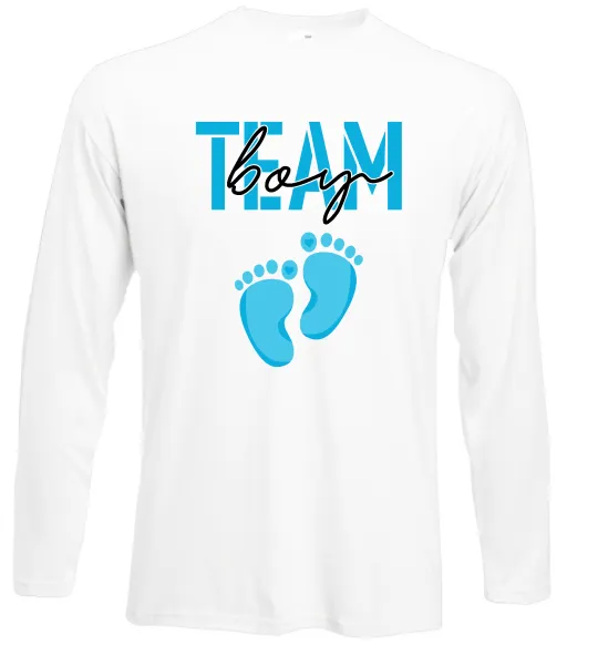 Лонгслив Team boy Белый фото