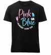 Мужская премиум футболка Pink or Blue I love you Черный Мужская премиум футболка Pink or Blue I love you Черный фото