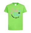 Детская футболка Pink or Blue I love you Лаймовый Детская футболка Pink or Blue I love you Лаймовый фото