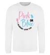 Свитшот Pink or Blue I love you Белый Свитшот Pink or Blue I love you Белый фото
