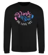 Свитшот Pink or Blue we love you Черный Свитшот Pink or Blue we love you Черный фото