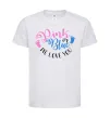 Детская футболка Pink or Blue we love you Белый фото