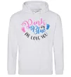 Мужская толстовка (худи) Pink or Blue we love you Серый меланж фото