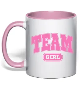 Чашка с цветной ручкой Team boy Голубой фото