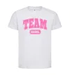Детская футболка Girl team Белый фото
