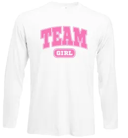Лонгслив Girl team Белый фото