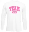 Лонгслив Girl team Белый фото