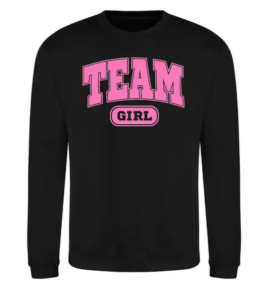 Свитшот Girl team Черный фото