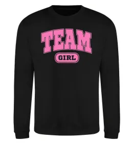 Свитшот Girl team Черный фото