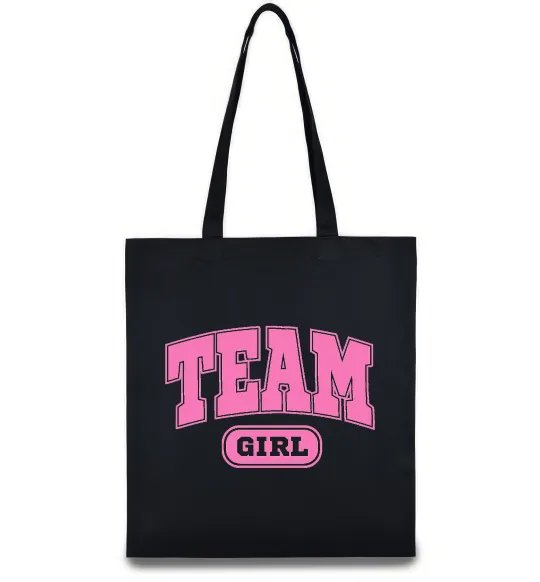 Эко-сумка Girl team Черный фото
