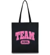 Эко-сумка Girl team Черный фото