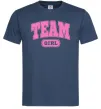 Мужская футболка Girl team Темно-синий фото
