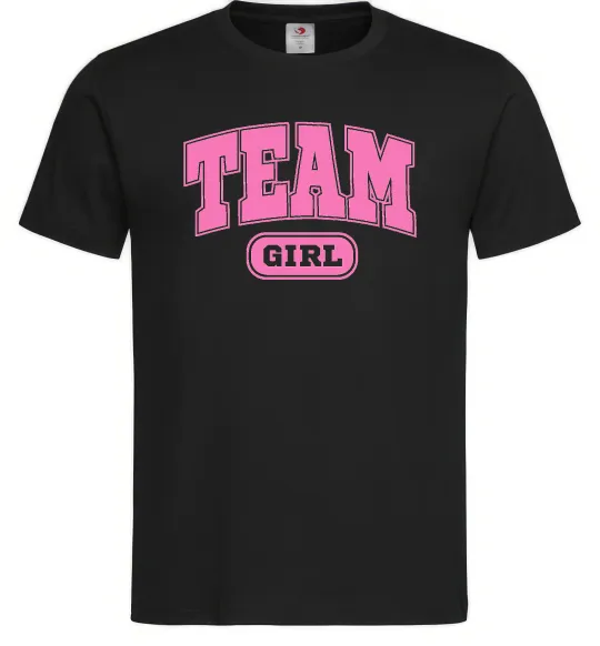 Мужская футболка Girl team Черный фото