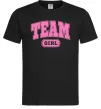 Мужская футболка Girl team Черный фото