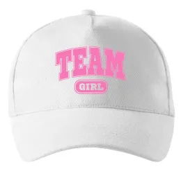 Кепка Pink or Blue we love you Белый фото