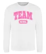 Свитшот Girl team Белый фото
