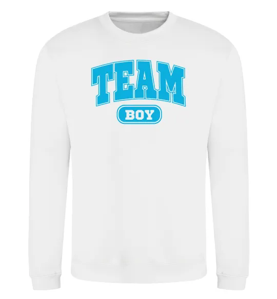 Свитшот Boy team Белый фото