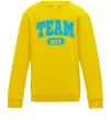 Детский Свитшот Boy team Солнечно желтый фото