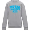 Детский Свитшот Boy team Серый меланж фото