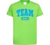 Детская футболка Boy team Лаймовый Детская футболка Boy team Лаймовый фото