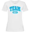 Женская футболка Boy team Белый фото