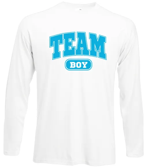 Лонгслив Boy team Белый фото