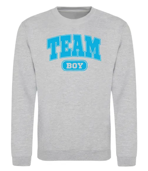 Світшот Boy team Сірий меланж фото