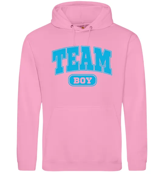 Мужская толстовка (худи) Boy team Розовый фото