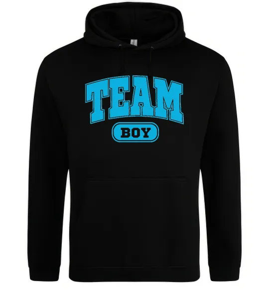 Женская толстовка (худи) Boy team Черный фото