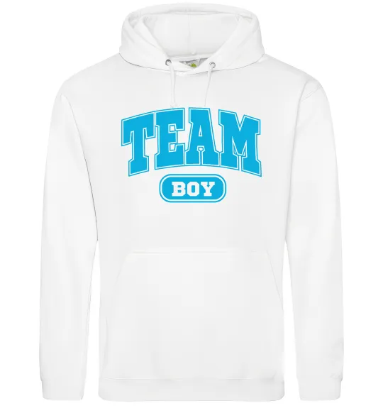 Женская толстовка (худи) Boy team Белый фото