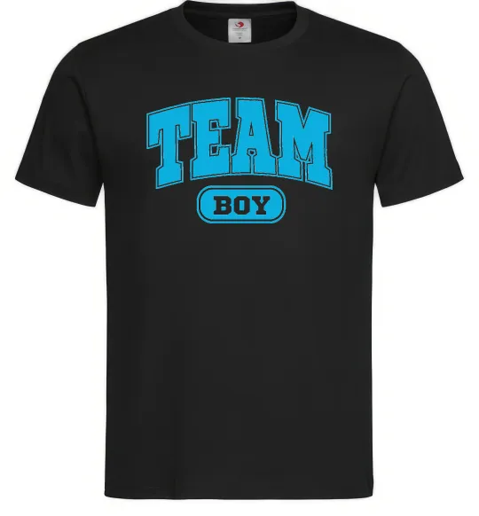 Мужская футболка Boy team Черный фото