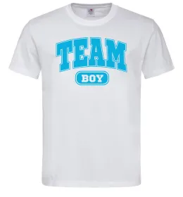 Мужская футболка Team boy Белый фото