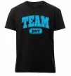Мужская премиум футболка Boy team Черный фото