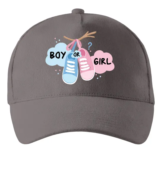 Кепка Boy or girl Серый фото