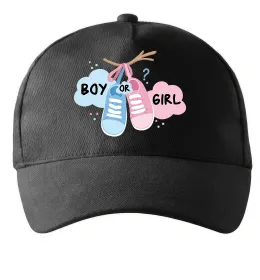 Кепка Pink or Blue we love you Белый фото