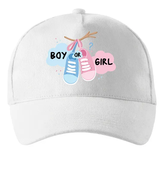 Кепка Boy or girl Белый фото