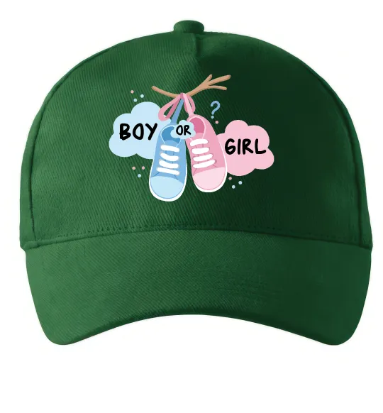 Кепка Boy or girl Темно-зеленый фото