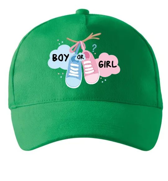 Кепка Boy or girl Зеленый фото