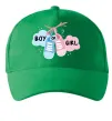 Кепка Boy or girl Зеленый фото