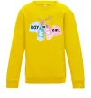 Детский Свитшот Boy or girl Солнечно желтый Детский Свитшот Boy or girl Солнечно желтый фото