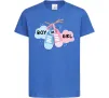 Детская футболка Boy or girl Ярко-синий фото