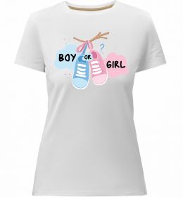 Жіноча преміум футболка Boy or girl Жіноча преміум футболка Boy or girl
