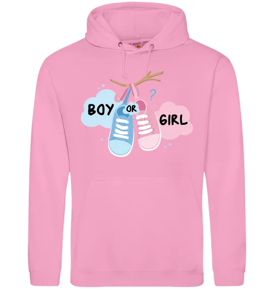 Женская толстовка (худи) Boy or girl Розовый фото