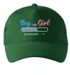 Кепка Boy or girl loading Темно-зеленый фото