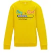Детский Свитшот Boy or girl loading Солнечно желтый фото