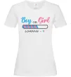 Женская футболка Boy or girl loading Белый Женская футболка Boy or girl loading Белый фото