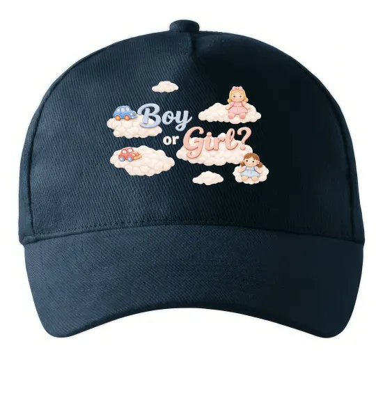 Кепка Boy or girl хмаринки Темно-синий фото