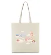Эко-сумка Boy or girl хмаринки Бежевый фото
