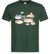 Мужская футболка Boy or girl хмаринки Темно-зеленый Мужская футболка Boy or girl хмаринки Темно-зеленый фото